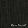 Faux Linen Black Border Blackout Roman Shades