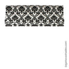 Bold Black & White Traditional Pattern Roman Shade