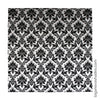 Bold Black & White Traditional Pattern Roman Shade