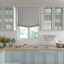 Custom Roman Shade "Chesapeake", European Relaxed Roman Shade custom, Custom Window treatments, Cordless Mechanism
