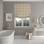 Custom Roman Shade "Chesapeake", European Relaxed Roman Shade custom, Custom Window treatments, Cordless Mechanism