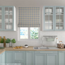 Linen Roman Shade, Custom Roman Shade "Chesapeake", Roman shades for windows, Relaxed Roman Shade, Custom Window treatments, Chain Mechanism