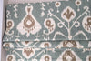 Chain mechanism Flat Roman Shade with Vista Laurel Pattern