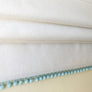 Custom Plain Pom Pom Colour Flat Roman Shade