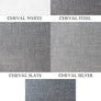 Custom Roman Shade " White with Pewter Border" roman shades with chain mechanism, Custom Made Window Treatment