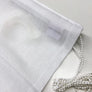 Sheer Roman Shade "White sheer linen" with chain mechanism, Faux sheer Linen Roman Shades, custom made roman shades for French doors