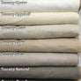 Relaxed Roman Shades "Tuscany Oyster with Decorative Trim", 100% linen roman shade with chain mechanism, custom shades, window treatments