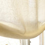 European Relaxed Sheer Roman Shade (100% sheer linen), with chain mechanism, Custom Roman Shades, Window treatments