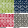 Flat Roman Shade "Caleb", available in four colours, cotton roman shade with chain mechanism, custom made roman shades