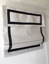 Relaxed Roman Shade with valance 