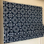 Flat Roman Shade "Caleb", available in four colours, cotton roman shade with chain mechanism, custom made roman shades