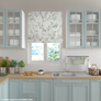 Custom Flat Roman Shade "Montrose"