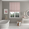 Custom Flat Roman Shades "Palisades"