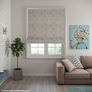 Custom Flat Roman Shades "Palisades"