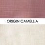 Custom Roman Shade "Origin Camellia with Cream Border", 100% cotton shade with chain mechanism, roman shades, custom window treatments
