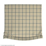 Custom Roman Shade "Chesapeake", European Relaxed Roman Shade custom, Custom Window treatments, Cordless Mechanism