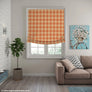 Custom Roman Shade, European Relaxed Roman Shade, Chain Mechanism, Maxwell Fabric "Lacrosse", Roman Shade for windows, Window treatments