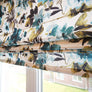 4 Colours Modesto Floral Pattern Flat Roman Shade