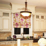 4 Colours Modesto Floral Pattern Flat Roman Shade