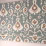 Chain mechanism Flat Roman Shade with Vista Laurel Pattern