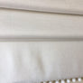 Custom Plain Pom Pom Colour Flat Roman Shade