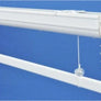 Sheer Roman Shade "White sheer linen" with chain mechanism, Faux sheer Linen Roman Shades, custom made roman shades for French doors