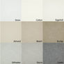 Relaxed Roman Shade "Toronto Beach", roman shade with lining, with cordless mechanism, custom made roman shade, window treatment