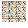Flat Roman Shade, "Spoonflower" Fabrics, Custom Made Window Treatments, shades with lining and chain mechanism