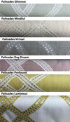 Custom Flat Roman Shades "Palisades"