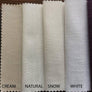 Custom Plain Pom Pom Colour Flat Roman Shade