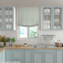 Custom Relaxed Roman Shade "Palisades"