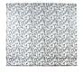 Blue Floral Pattern Relaxed Roman Shade