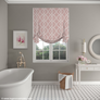 Custom Tulip Roman Shade "Palisades"