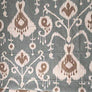 Chain mechanism Flat Roman Shade with Vista Laurel Pattern