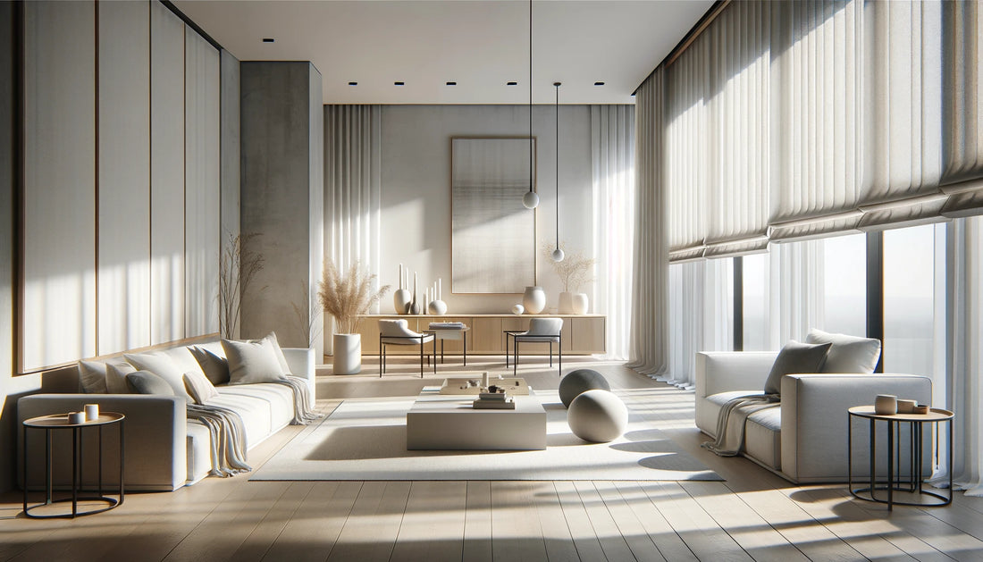 Roman Shades: Elegant Simplicity in Interior Minimalism