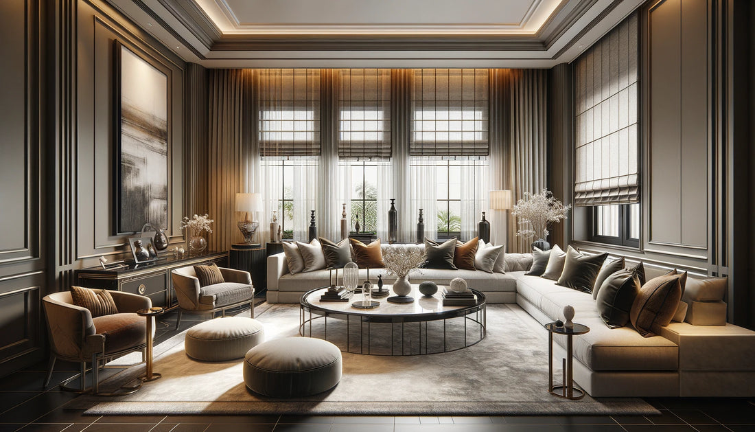 Roman Shades: Embodiment of Style and Comfort in the Living Room