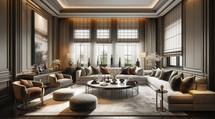 Roman Shades: Embodiment of Style and Comfort in the Living Room