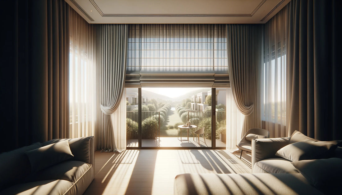 Using Roman Shades for Cozy Balcony or Terrace Decor