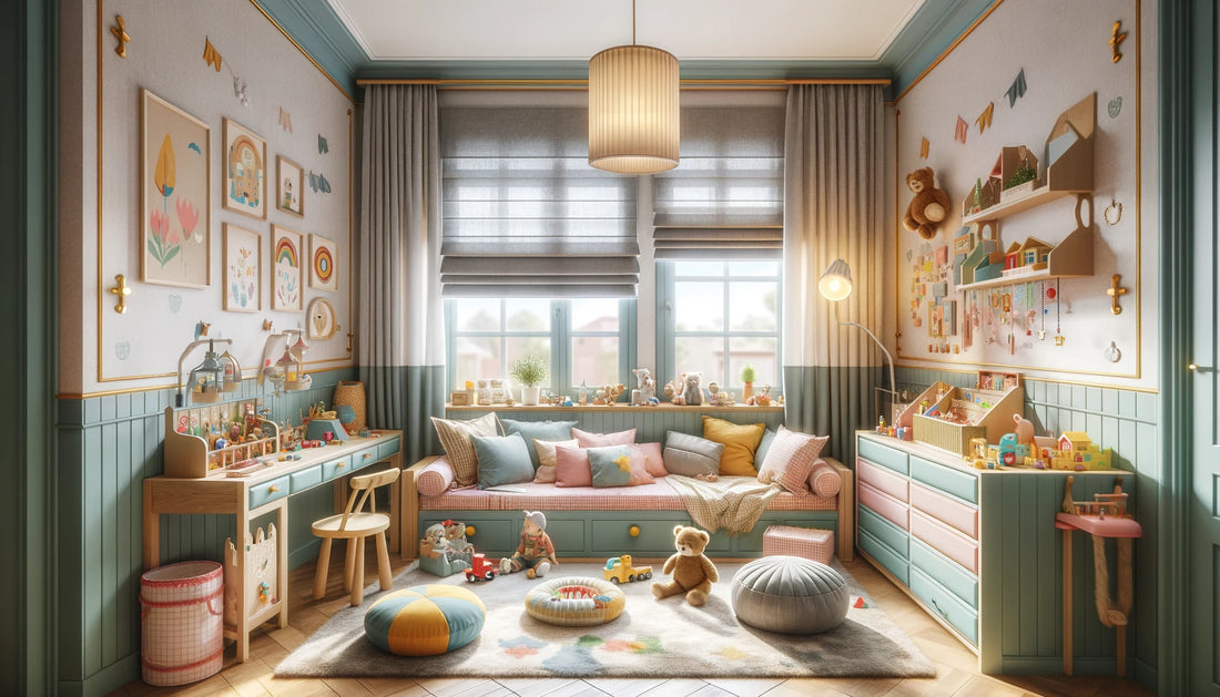 Choosing Roman Shades for a Child's Room Considering the Child's Age