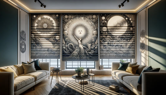 Creating Exclusive Roman Shades Using Local Artists