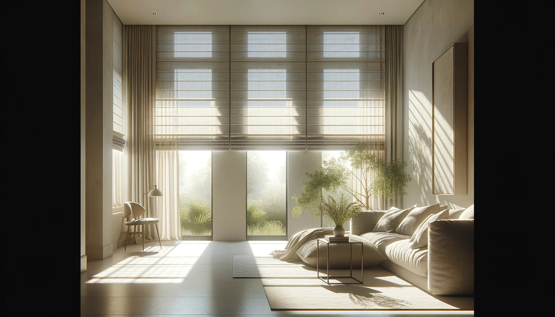 Roman Shades: A Play of Light and Shadow