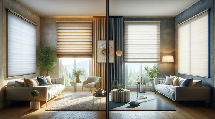 Comparing Roman Shades with Roller Shades: What's Best for Modern Interiors?