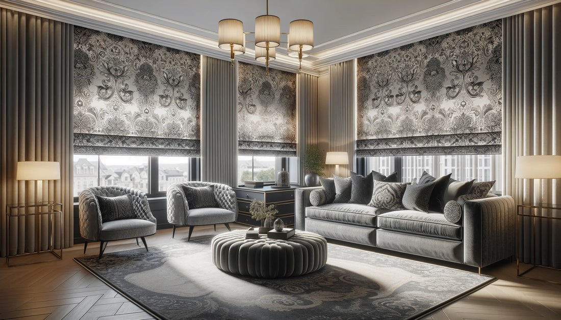 Stylish Elegance: The Rise of Patterned Roman Shades in Modern Decor