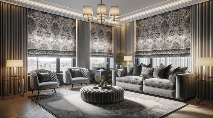 Stylish Elegance: The Rise of Patterned Roman Shades in Modern Decor