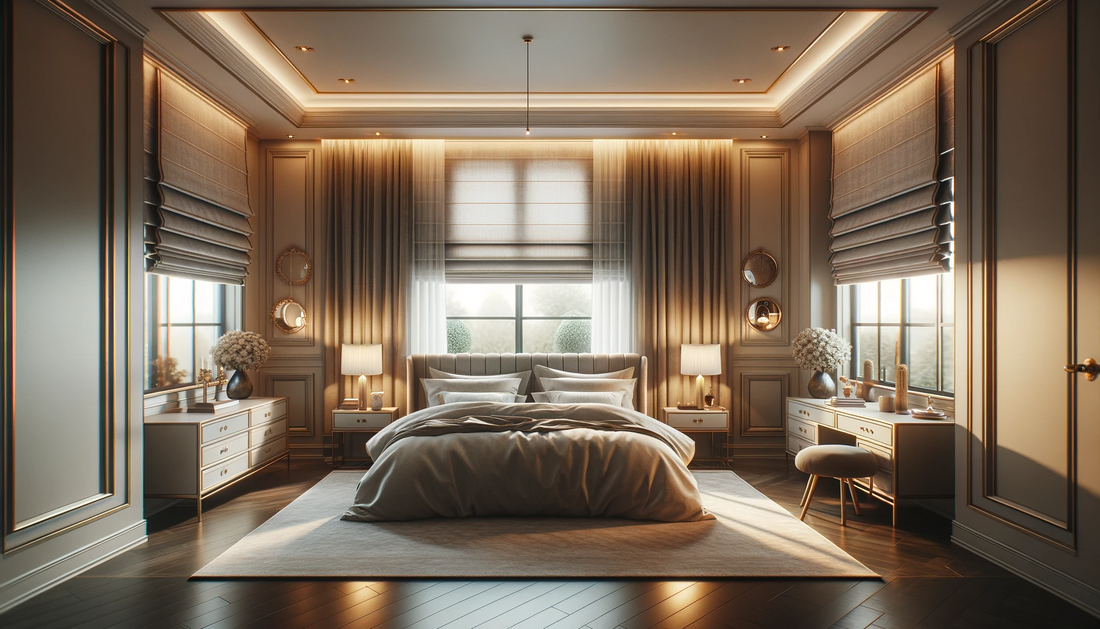 Roman curtains for bedrooms and kitchens