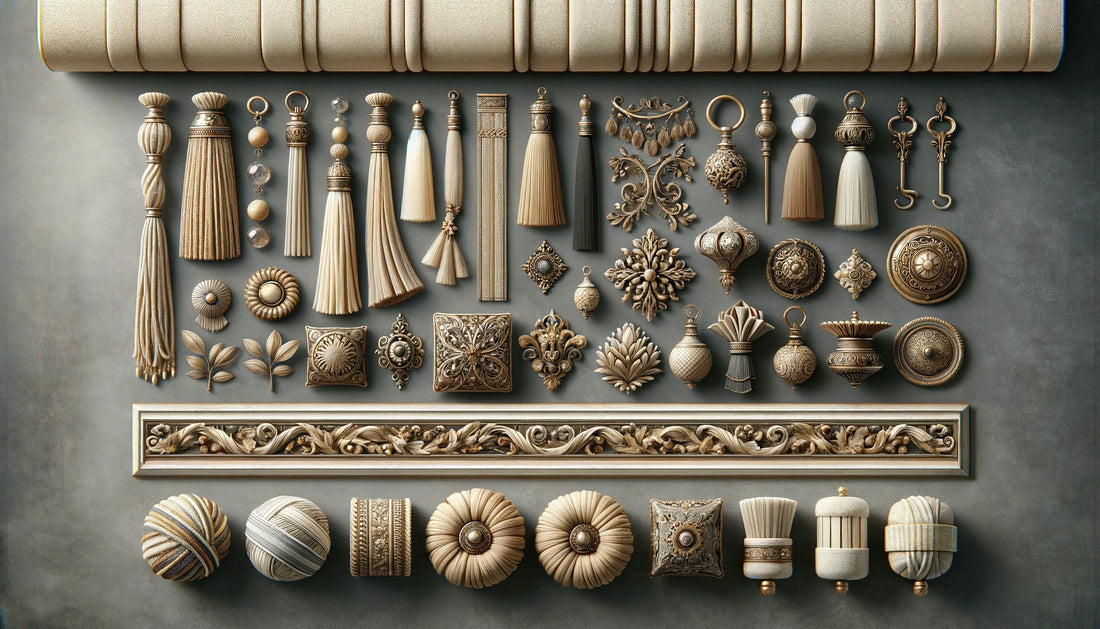 Stylish Accents: Decorating Roman Shades with Matching Accessories