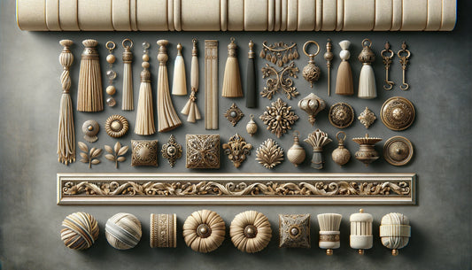 Stylish Accents: Decorating Roman Shades with Matching Accessories