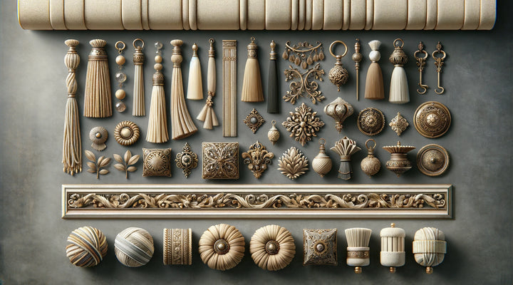 Stylish Accents: Decorating Roman Shades with Matching Accessories