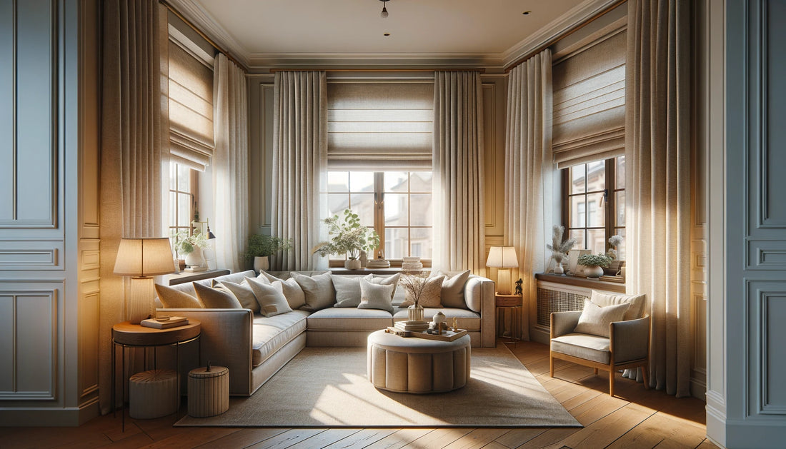 Curtains with Character: How to Add Individuality to Your Home with Plain Roman Blinds