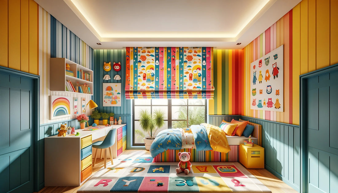 Roman ShadRoman Shades for a Child's Room: Safety and Designes for a Child's Room: Safety and Design